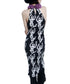 Three-dimensional Pleate-neck Dress